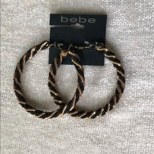 NWT - BEBE Hoop Earrings